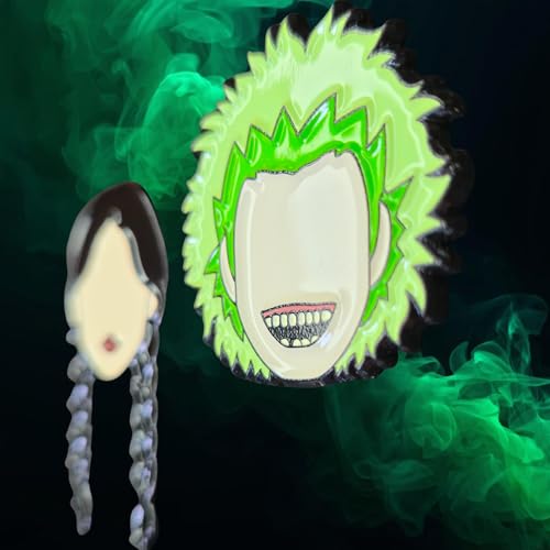 Image of Beetle Juice Sparkle Glitter Cute Lapel Pin Backpacks Set of 2