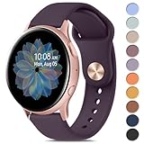Meliya Cinturino compatibile con Samsung Galaxy Watch Active 2 Band 40 mm 44 mm, Galaxy Watch Active Band 20 mm morbido silicone sportivo cinturino di ricambio per Galaxy Watch Active 2 Band donna
