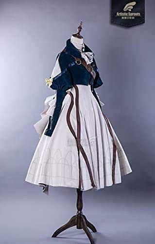 【海月 杏】ヴァイオレット・エヴァーガーデン　衣装一式 Amazon.co.jp: [XIN XIN] 永遠と自動手記人形 ヴァイオレット