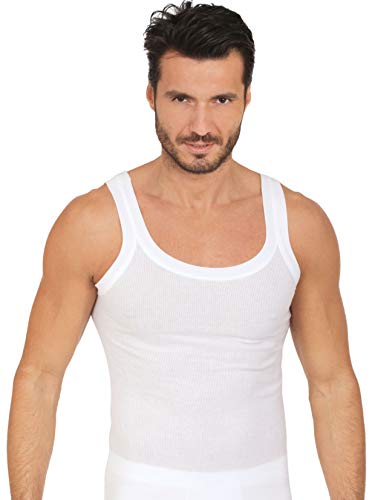 MaRe ® Luxury Italian Underwear 100% Mako Cotton Men's Sleeveless Shirt Muscle Tank Top. Proudly Made in Italy.
