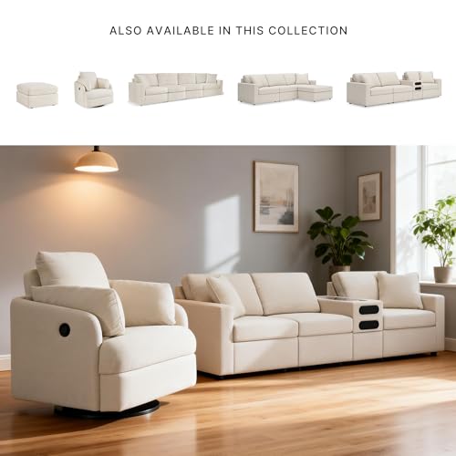 Image of Signature Design by Ashley Modmax Modular Sectional with Console, Oyster