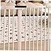 Toyvian 4pcs Baby Gate Extension Kit for Stairs Dog Gate Reinforcement Groove No Drill