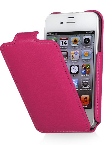 StilGut Slim Case Funda para iPhone 4s & iPhone 4 con válvula, en Rosa