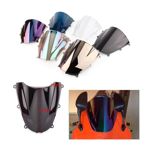 Déflecteur à double bulle CBR600RR F5 2005 2006 carénage transparent