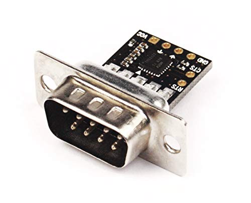 Ultra Compact RS232 to TTL Converter with Male DB9 (1.8V 3.3V 5V, up to 1Mbps)