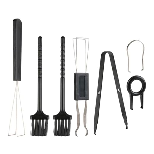 7 Pièces Kit d'Outils Extracteur de Clavier, Extracteurs de Touches pour Clavier Mécanique avec et d'Interrupteurs, Pince à Épiler, Brosse de Nettoyage Compatibilité Étendue avec Claviers