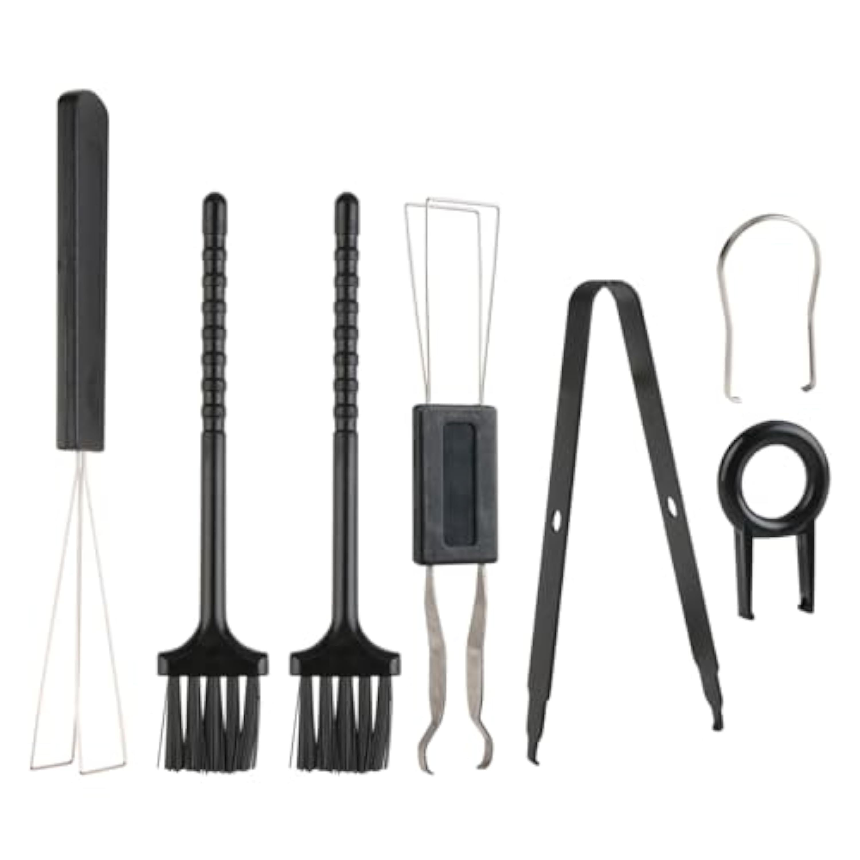 7 Peças Completo de Extractores de Teclas Incluye Extrator de Chaves escovas para Teclado Pinças para Teclado, Herramientas Esenciales para Mantenimiento y Limpieza Profunda para Teclados Mecánicos