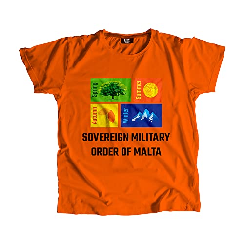 T-shirt Ordre de Malte orange pour exprimer votre passion