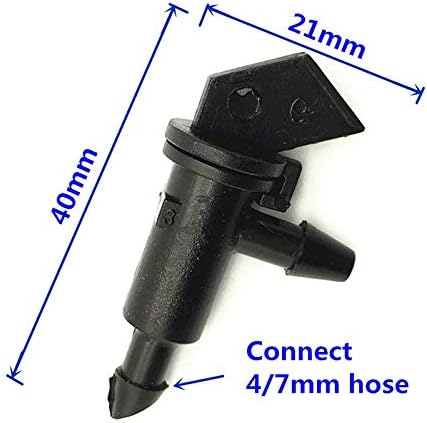Hose Fittings Flag Dripper 4L 8L 16L Green Drip Head Irrigation Emitter Water Saving Garden Nursery Veg Watering Agriculture Tools 200 Pcs (Color : 4L)