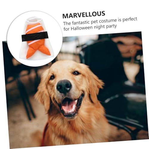 Disfraz para perro Beaupretty tamaño L naranja miniatura 3