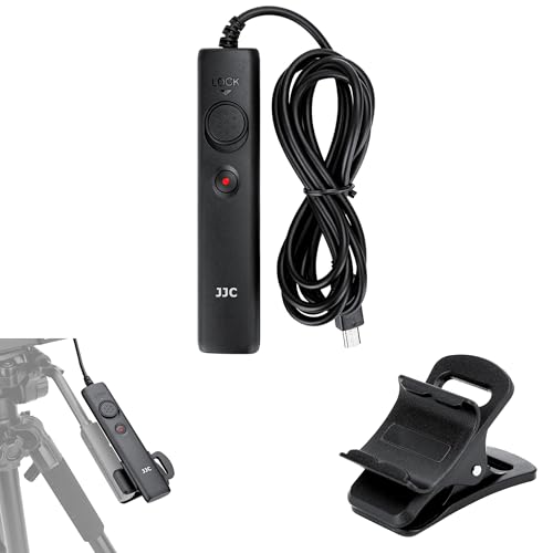 Image of JJC Wired Remote Control Shutter Release for Sony HDR-CX405 CX440 CX455 | for Sony CX900 FDR-AX30 AX33 AX43 AX53 AX100 AX700 A7R V A7 IV A7S III A6600 ZV-1 & More Camera Camcorder with Multi-Terminal