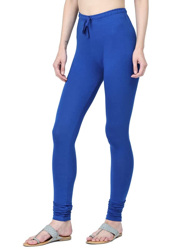 Image of Robinbosky Cotton Churidhar Leggings for Women - Stylish, Stretchable & Flattering Fit for All-Day Comfort