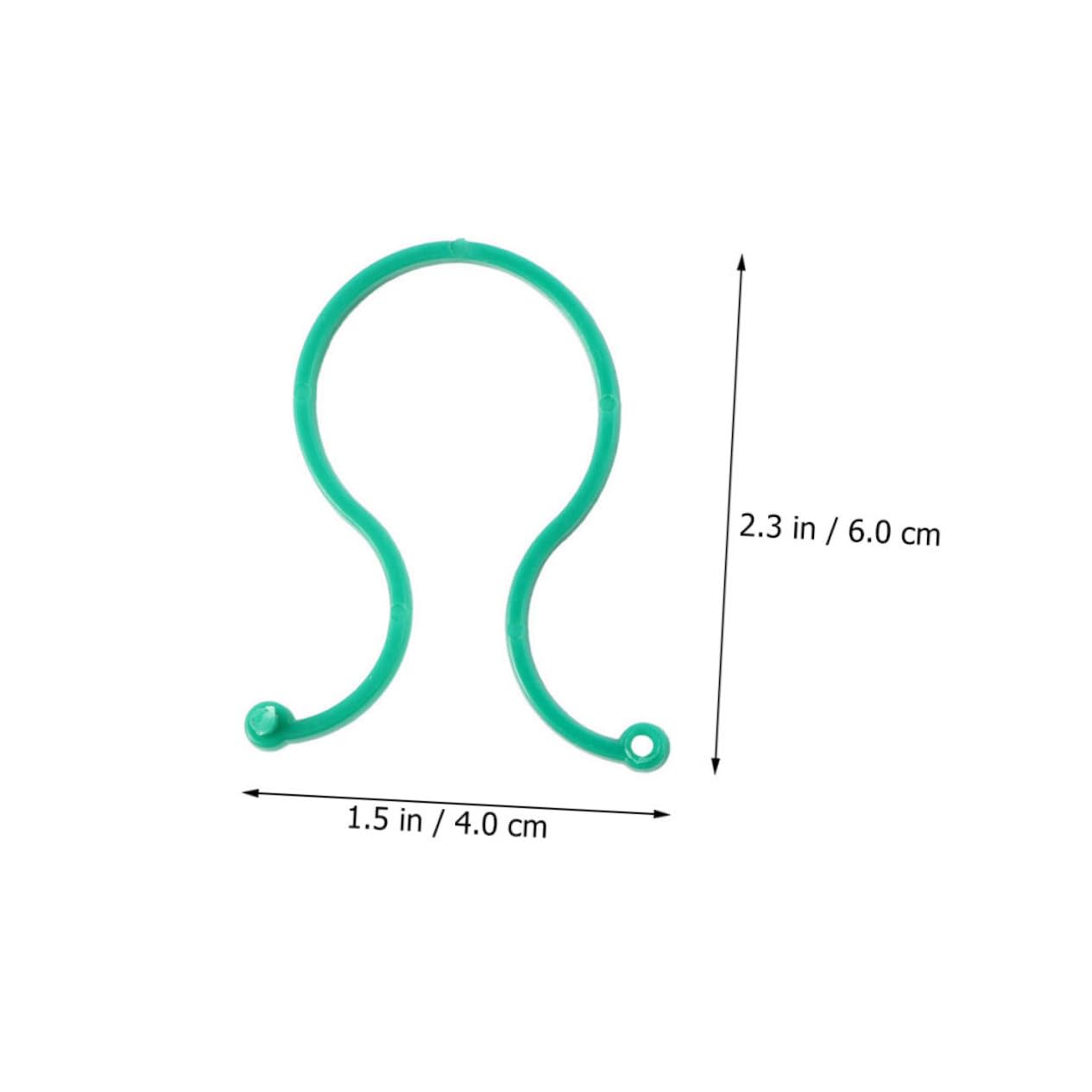 Supvox 5 Sätze Pflanzenclip Clips Für Gartenpflanzen Unterstützung Für Tomatenpflanzen Plant Clips Pflanzklammer Stützclips Für Pflanzenblumen Gartenschnalle Plastik Green 100 Stück * 5