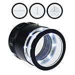 Lupa Escala Aumento De 10x Carta De Escala 20 Mm D...: FUNCIONAMIENTO FÁCIL Y SENCILLO: simplemente gire el anillo resistente de la lupa de escala entre la retícula de escala de vidrio y la lupa de la lente, ahora puede observar la imagen en la retícula MAGNIFICADA EN ENFOQUE NÍTIDO Made with BEST OPTICA...