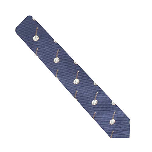 Auscufflinks Banjo Ties For Him | Skinny Neck Ties For Men | Bday Present For Dad Anniversary Present For Husband (Banjo) #TOP5