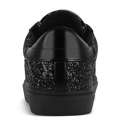 Image of PARTY Women's Dressy Fashion Star Sneakers Lace-Up Low Top Comfortable Cushioned Walking Shoes