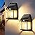 GIGALUMI Solar Wall Lights Outdoor, Dusk to Dawn Motion Sensor Lights Waterproof, 2 Pack Motion Sensor Solar Porch Lights with 3 Modes, for Patio, Garage, Shed