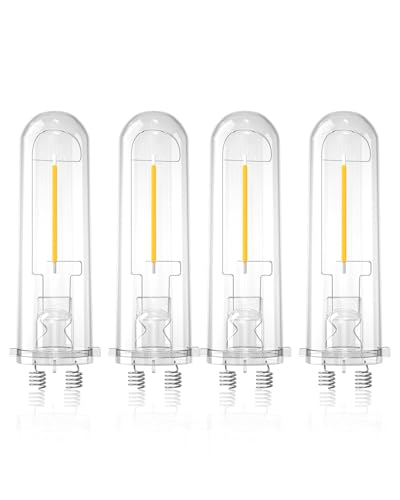 TrustWheel Outdoor Solar Light Bulbs for Garden - 4...