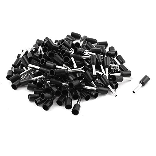 Terminales de cable Aexit aislados 150 piezas negro miniatura 1
