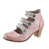 dkode stiefel reduziert Dkode Damen Leder Schuhe Stiefel Stiefelette Pumps Rosa
