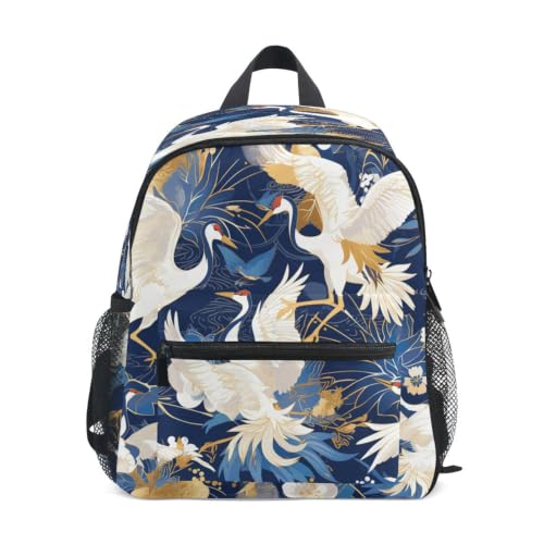 Cartable école maternelle grues blanches et sac à dos enfant mixte