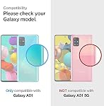 LeYi for Samsung Galaxy A51 Cell Phone Case with Screen Protector Ring Kickstand for Men Military Grade Bumper Hard TPU Heavy Duty Shockproof Full Body Silicone Protective Cover for Galaxy A51 Black
