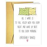 MOCO PAPER Funny Anniversary Card for Wife Husband Girlfriend Boyfriend, Romantic Spouse Humor Anniversary Cards For Boyfriend Girlfriend, Happy Valentine's Day Card For Men Women Him Her