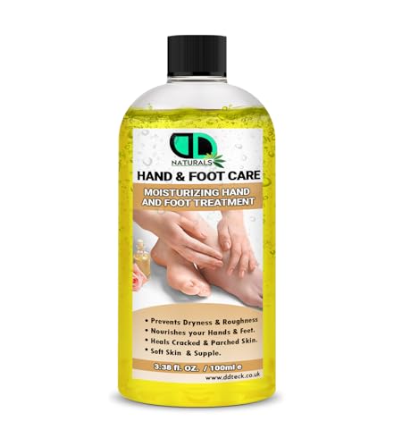 Moisturizing Hand & Foot Massage Oil – Deep Hydration for Dry, Cracked Skin – Soothes Heels, Softens Cuticles & Restores Smoothness – Natural Repair Oil for Hands & Feet (100ml)