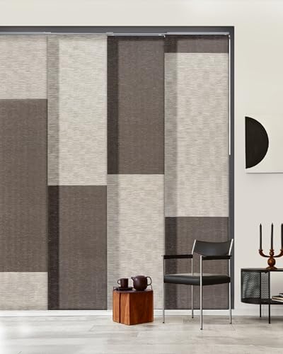 GoDear Design Adjustable Sliding Vertical Blinds 45.8"- 86" W x