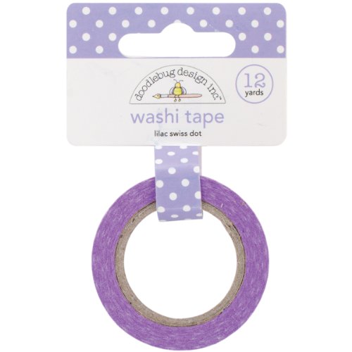 Doodlebug Design Swiss DOT Washi Nastro Adesvio