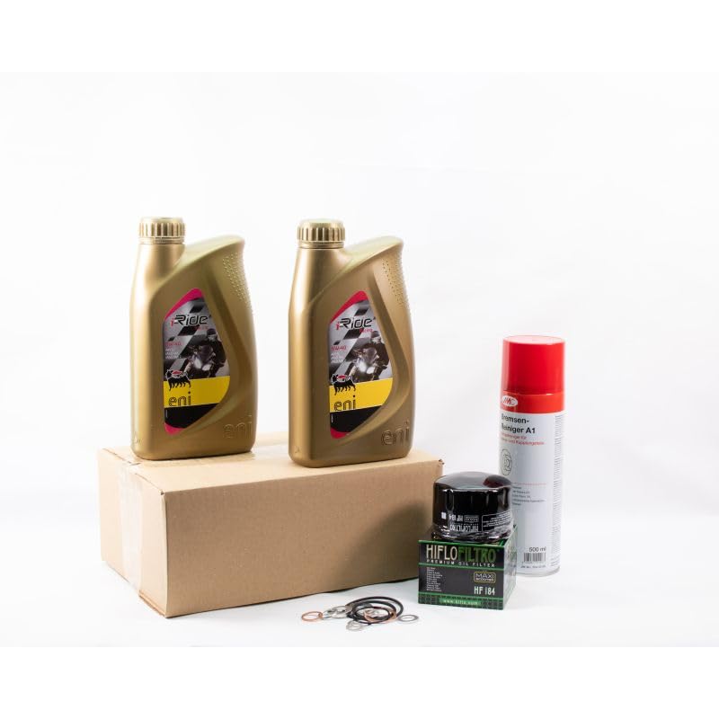 Kit di manutenzione cambio olio standard per GILERA Nexus 500 dal 2004 al 2014 - E.LF SCOOTER 4 MAXI CITY 5w40 2L