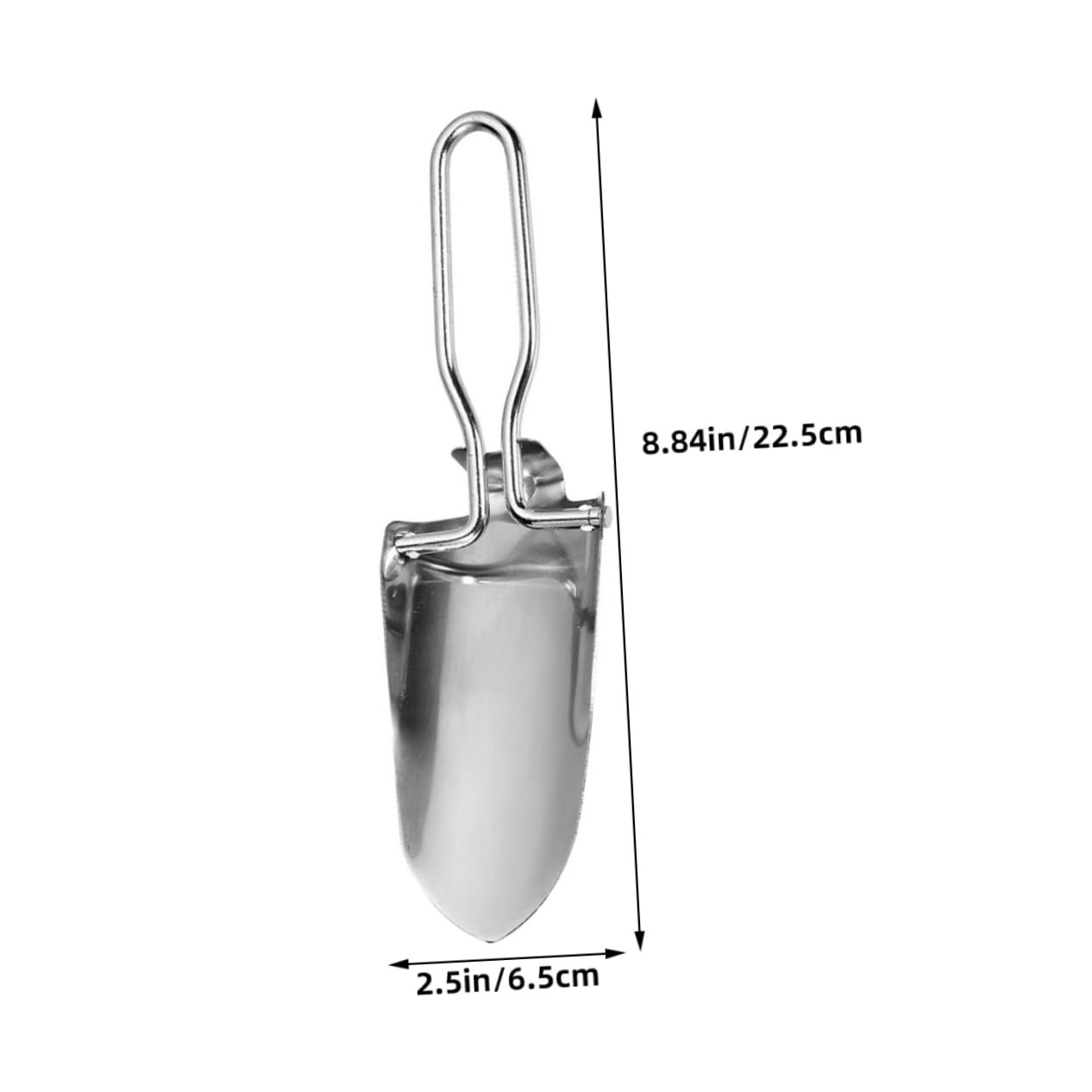 BESPORTBLE Backpack Bag Mini Shovel Stainless Steel Folding Compact Garden Spade Multifunctional Outdoor Camping Tool