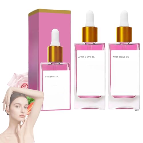 JLJKNC Aceite para después del Afeitado de Fresa y Vainilla para prevenir los vellos encarnados y la sequedad Aceite para después del Afeitado para Mujer Aceite Suave para después del Afeitado