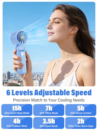 Portable Camping Fan Rechargeable LED