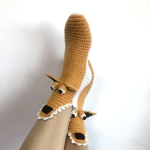 Autumn and Winter Cartoon Anime Floor Socks Ice Age Squirrel Warm Medium Sleeve Woolen Socks4