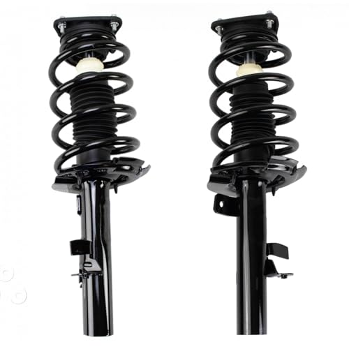 Image of TRQ Front Driver and Passenger Side Strut and Spring Assembly Set 2 Piece | For 2014-2022 Ford Transit Connect