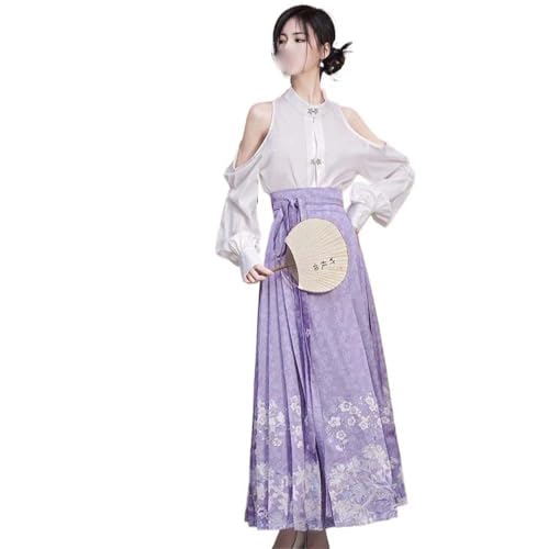 Robe Hanfu Ming pour femme avec jupe orientale vintage chinoise
