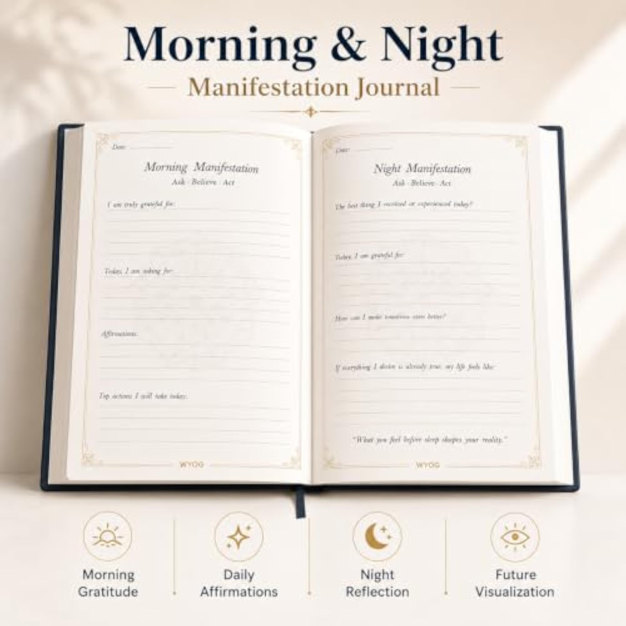 Manifest Your Dream Life Journal, Gratitude Diary
