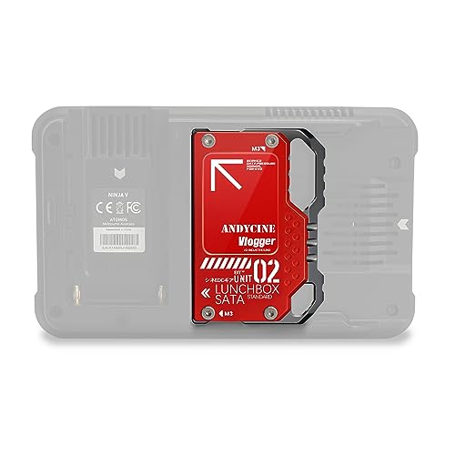 Lunchbox II SATA SSD Case, Compatibel with Atomos Ninja V, V+, Ninja Flame, Ninja Inferno, Shogun Inferno, for 860 EVO/QVO 1/2TB, 870 EVO/QVO 1/2TB SSD by MUNYEAH - Used condition - US$25.83