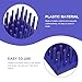 Generic Test Tube Drying Rack Plastic Peg Holder for Lab Instruments Reusable Test Tube Stand Suitable for Scientific Storage and Drying in Medical and Industrial Use