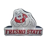 FANMATS NCAA Fresno State Bulldogs - Mascota Inflable autoinflable, soplador y Correas integradas, Logotipo Oficial del Equipo, Muestra tu espíritu Durante Todo el año