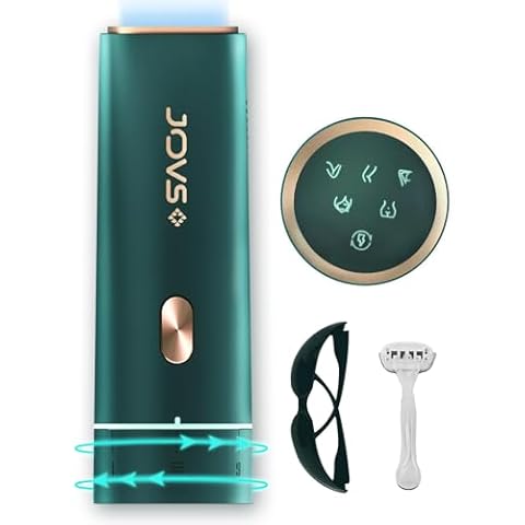 JOVS Dora Hair Removal Device - at Home Laser Hair Removal for Women Permanent with Stepless Knob Shift/Touch Screen/Unlimited Flashes, 6 Levels, 5 Modes, Painless Hair Remover for Whole Body Cover