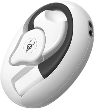 Sabbat Q12 Jurassic-Themed Open-Ear Bluetooth 5.4 Headphones, Ear-Hook Wireless Earbuds, Non-In-Ear Sport Running Earphones, High-Fidelity Sound, Noise Cancelling, 2026Black and White String