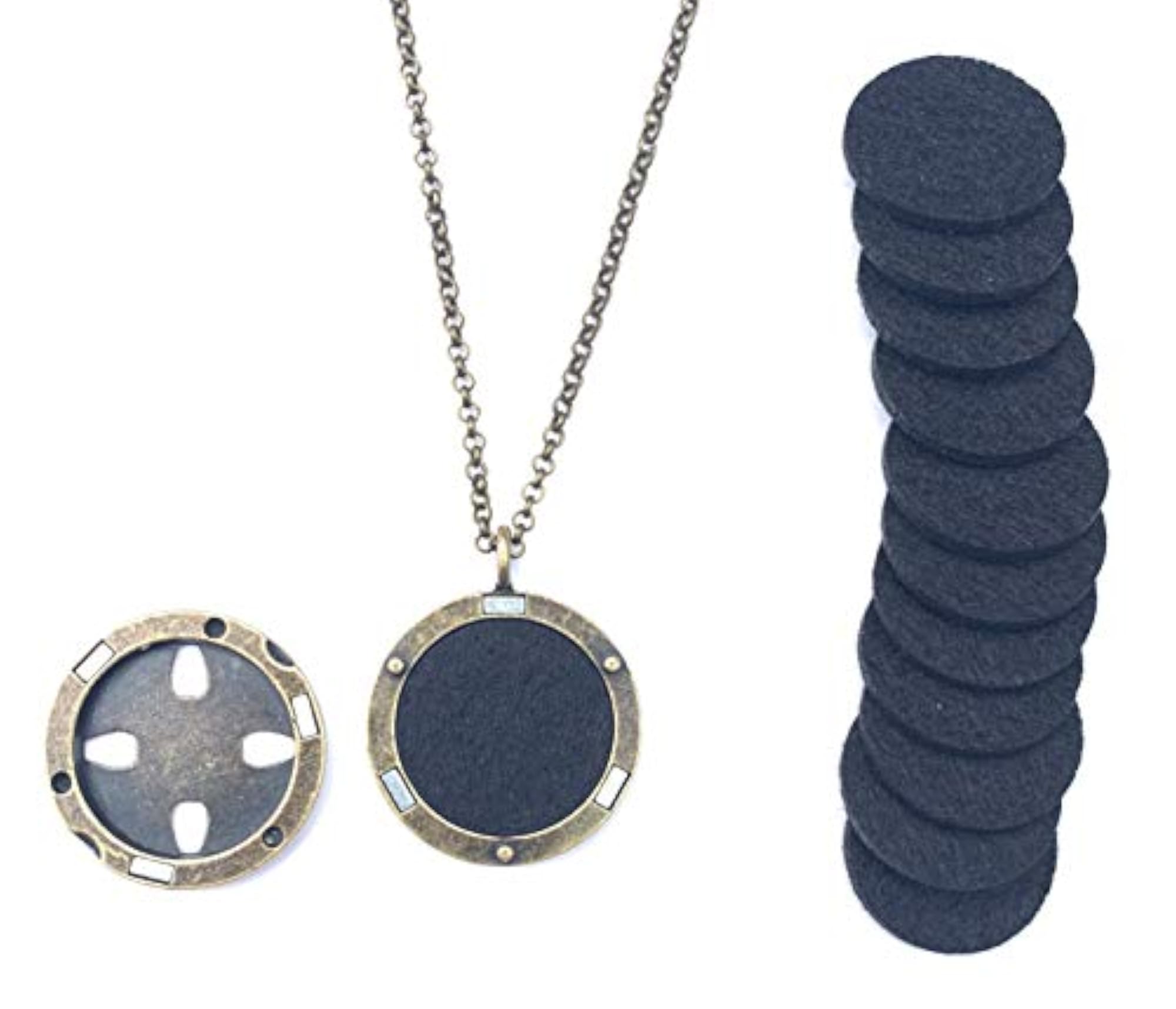 Celtic Cross Pewter Aroma Diffuser Necklace Pendant