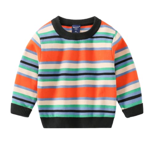 Toddler Boys Funny Graphic Print Cotton Sweater Tops Winter Fall Crew Neck Sweatshirt Long Sleeve Pullover Tops