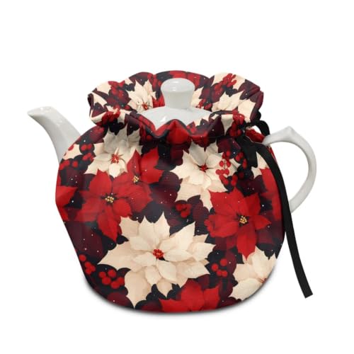 Image of Kitchen Teapot Dust Cover Keep Warm Easy to Clean Home Decor | Household Kitchen Teapot Dust Cover with Heat Retention Design Easy to Clean Keeps Teapot Clean and Tea Warm