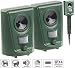 Royal Gardineer Taubenabwehr Ultraschall: 2er-Set Universal-Ultraschall-Tierschreck, Bewegungssensor, für 60 m² (Hochfrequenz Hundeabwehr, Taubenschreck, Hund)