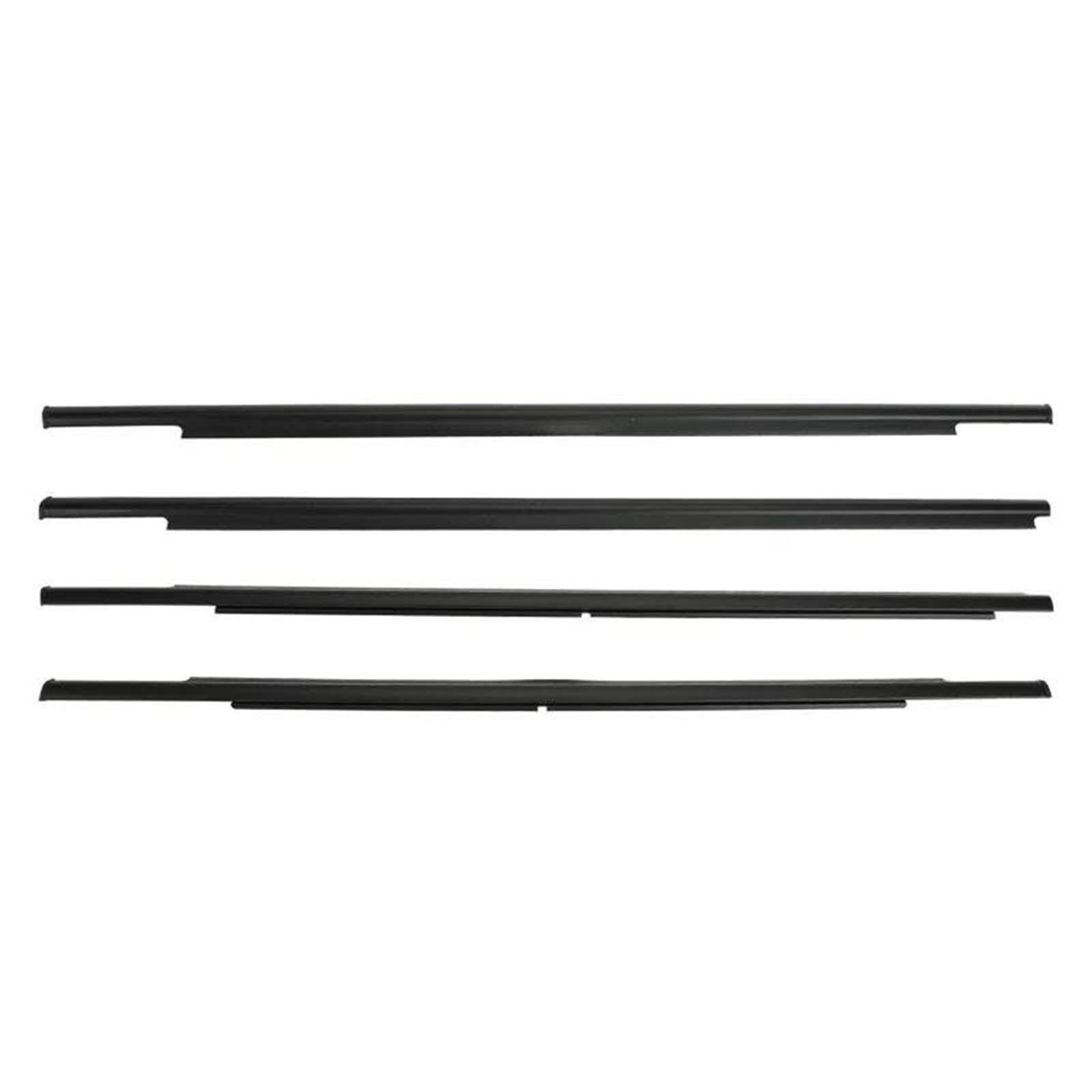 Zysm 2013-2018 Side Trim Car Window Glass Sealant Strip For Mitsubishi For Outlander 2007-2018 Weatherstrip Side Moulding Trim Rubber Protection Belts Outer Buffer(2013-2018)