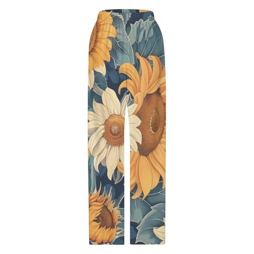 Sunflower PatternChildren's Casual Pajamas140CM3