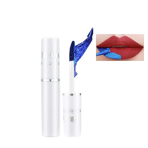 VSTYLE Tear off Lip Gloss Impermeable Cuidado de Labios Esmalte Mate Brillo de Larga Duración Antiadherente Lápiz Labial Tinte (02#)